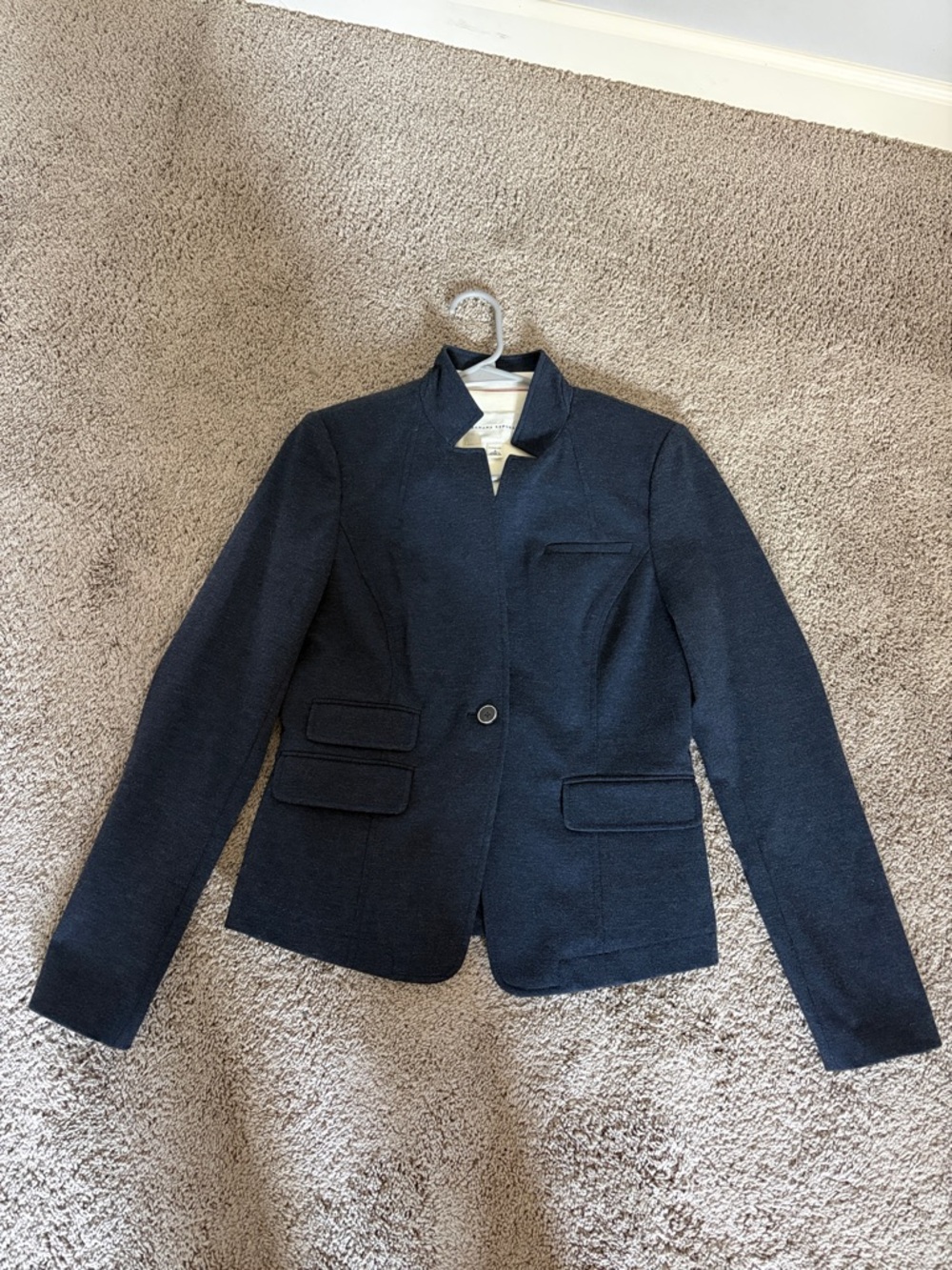 Banana Republic Dark Navy Single-Button Women's Blazer